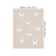 thumbnail image 3 of Halloween Ghost Throw Blanket, Cozy Lightweight Polyester Flannel Blanket, 59.06×39.37in Cute Spooky Ghost Pattern Decorative Throw for Sofa Bed Bedroom Living Room Home Decor, 3 of 6