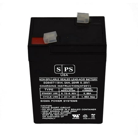 SPS Brand 6V 4.5 Ah Replacement Battery for PS640 deer game feeder (1