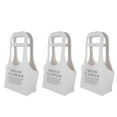 thumbnail image 1 of 3Pcs Flower Bouquet Packing Bags White Kraft Paper Simple Design for Flower Gift Packaging 15.4X8.3X4.3In, 1 of 8