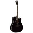 thumbnail image 2 of Yamaha Dreadnought Solid Top Acoustic-Electric Guitar, Black, 2 of 2