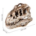 thumbnail image 4 of Crâne de dinosaure en résine, squelette animal, ornements, accessoires, collection Halloween, décoration artisanale, 4 of 4