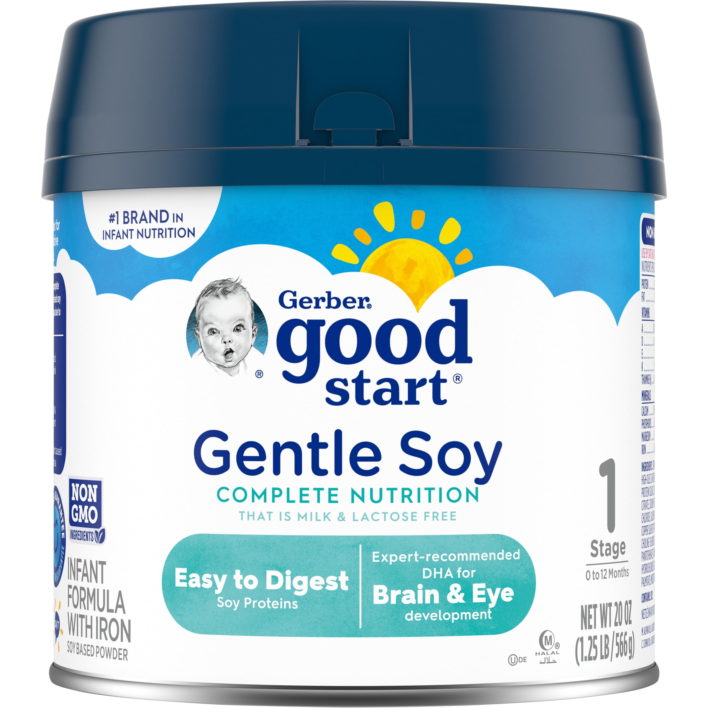 Gerber Good Start Gentle Soy Powder Infant Formula, 20 oz Canister
