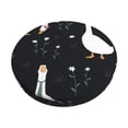 thumbnail image 6 of Uemuo Fashionable Goose Pattern Round Bar Stool Seat Covers Washable Stool Cushion Slipcover Elastic Bar Chair Covers-12 inch, 6 of 7