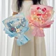 thumbnail image 4 of Muñeco de peluche con ramo de Sanrio Kawaii, dibujo animado de Kuromi Kt Cat Cinnamoroll My Melody, juguetes de peluche, decoración para el día de San Valentín, regalo para novia, 4 of 5