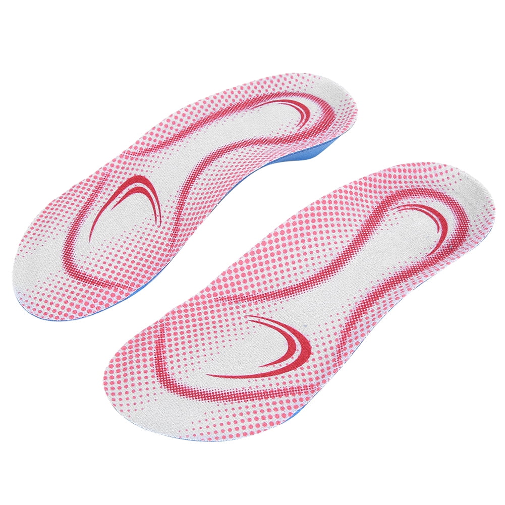 Rdeghly 2pcs 3/4 Foot Arch Insole Soft CloseFitting Flat Foot