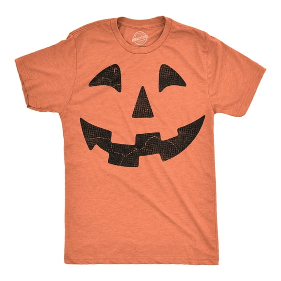 Pumpkin Face T-Shirt Funny Halloween Jack O Lantern Shirt Graphic Tees