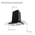 thumbnail image 4 of Tricombo Supra con Parrilla de Cristal Templado Campana de Isla y Horno Empotrable, 4 of 8