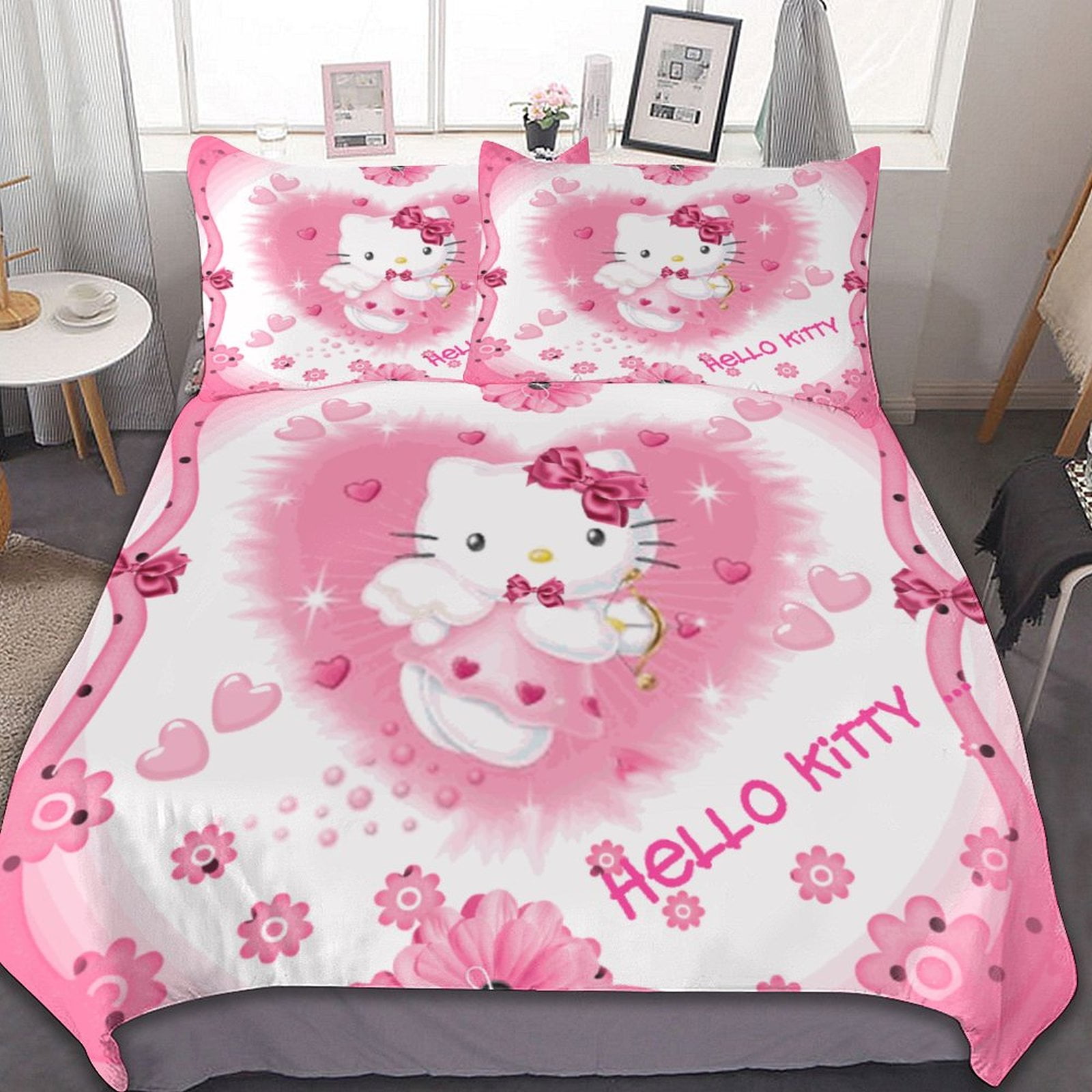 Hello Kitty Pink Duvet Cover Children s Bedding Set Cartoon Pink hello-kitty-pink-duvet-cover-children-s-bedding-set-cartoon-pink