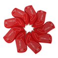thumbnail image 4 of Cubiertas Para Cabezas De Hierro De Golf Sharpla 9 Piezas Neopreno Rojo, 4 of 8