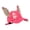 Rose pink, variant on Grunge Baseball Hat For Women Distressed Sunproof Hat With Ripped Detail Adjustable Snapbacks Hat for Music Festival