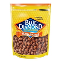 Blue Diamond Almonds, Classic and Sweet Honey Roasted Flavored Snack Nuts for Snacking, Lunches, Holiday, On-The-Go, Kids and Adults, 14oz Bag