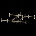thumbnail image 4 of Sonneman 1791 Systema Staccato 28 Light 70" Wide Led Indoor Oversized Pendant - Silver, 4 of 5