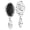 Halloween Ghost Skull Simple Pattern, variant on Halloween Ghosts and Skulls in Spider Webs Brush, Detangling Hair Brush, Scalp Massage Hair Comb, PP Material Gifts for Holiday Birthday Gifts