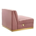 thumbnail image 5 of Sanguine Channel Tufted Performance Velvet Modular Sectional Sofa Armless Chair-EEI-6033-DUS, 5 of 8