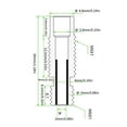 thumbnail image 3 of Necvior M6x30mm 3D Printer Accessories Throat Stainless Steel For KP3S Hose Hardened Steel Hotend Heatbreak 1/2/3PCS, 3 of 10