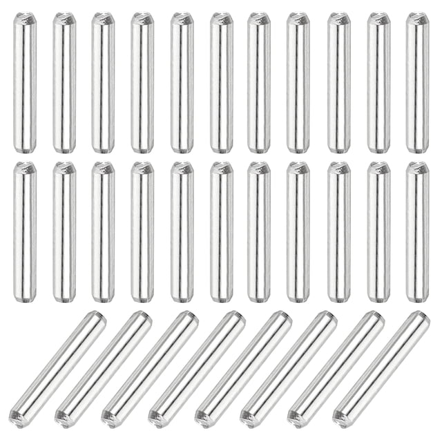 Uxcell 110Pcs Clavo de espiga 1mm x 6mm Soporte de estante Clavo de estante de acero inoxidable 304