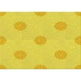 thumbnail image 1 of Ahgly Company Machine Washable Indoor Rectangle Transitional Canary Yellow Area Rugs, 5' x 8', 1 of 7