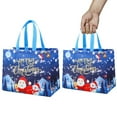 thumbnail image 2 of AUDeals Reusable Christmas Gift Bags Xmas Multifunctional Non-Woven Festive Tote with Handles Reusable Christmas Bags for Holiday Wrapping & Decor, 2 of 9