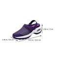 thumbnail image 2 of unbranded 1Par Sandalias Deportivas Transpirables De Malla Moradas Para Mujer Con Suela Antideslizante Y, 2 of 8