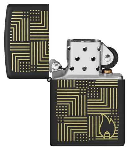 Zippo Lighter - Customized Engraved Message Windproof Fancy Zippo Design 46478