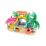 Brick Loot Surf Shop Brick Set, 252-Piece Beach Building Toy, Major Brand Compatible Surf Shop Playset, Ages 6+