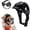 Black, variant on HQREA Puppy Motorcycle Helmet Sunglasses with Ear Holes and Adjustable Nylon Strap Dog Hard Hat for Outdoor