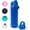 Blue, variant on ThermoProof Double-Walled Vacuum Insulated Stainless Steel Water Bottle - Wide Mouth with Chug & Spout , Dishwasher Safe, , Leakproof, Hot & Cold for Men, Women & - 22oz, Blue