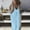 Light Blue, variant on Sentmoon Sun Dress Plus Size Party Sleeveless Crew Neck Maxi Dress for Women Spring Solid Color Open Back Loose Fit Spaghetti Strap Boho Summer Dress for Summer and Hot Weather XL