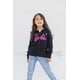 thumbnail image 2 of Barbie Toddler Girls French Terry Zip-Up Hoodie Black 2T Barbie -, 2 of 7