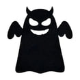 thumbnail image 2 of Halloween Ghost Felt Placemat, Non Slip Heat Resistant Dining Table Mat, Washable Reusable Flatware Mat for Kitchen Party Decor, Lazyguy, 2 of 6