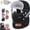 Black, variant on Unisex Outdoor Biking Hat With Goggles, Fleece Balaclava Neck Warmer (Multi Color)