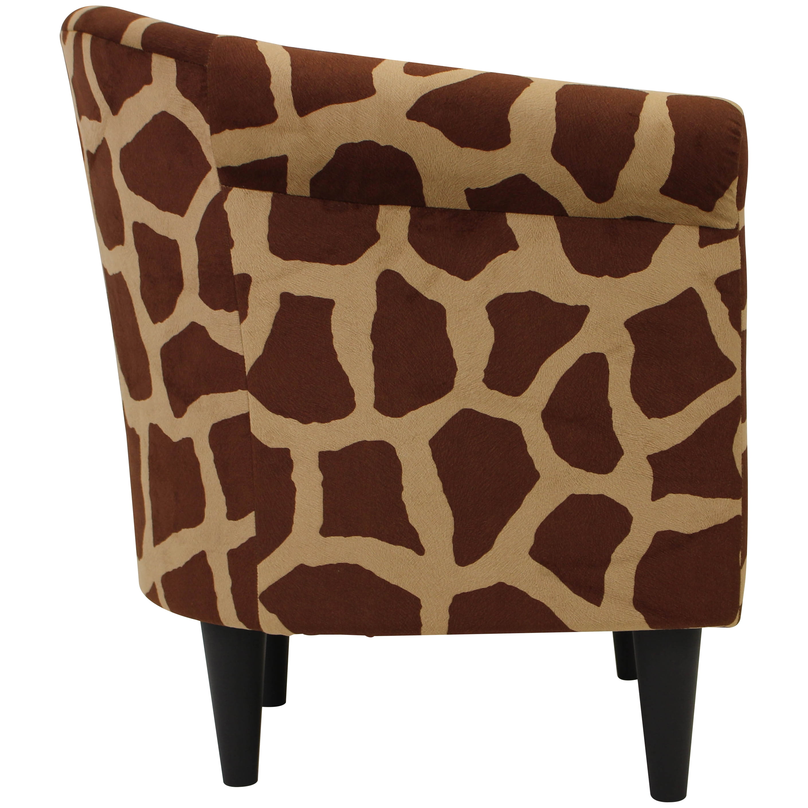 Cow Hide Furniture Barrel Design Chair Cowhide Animal Print Club Accent