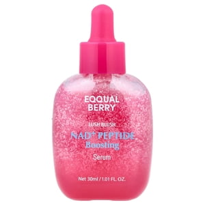 EQQUALBERRY Lush Blush NAD+ Peptide Boosting Serum, 1.01 oz
