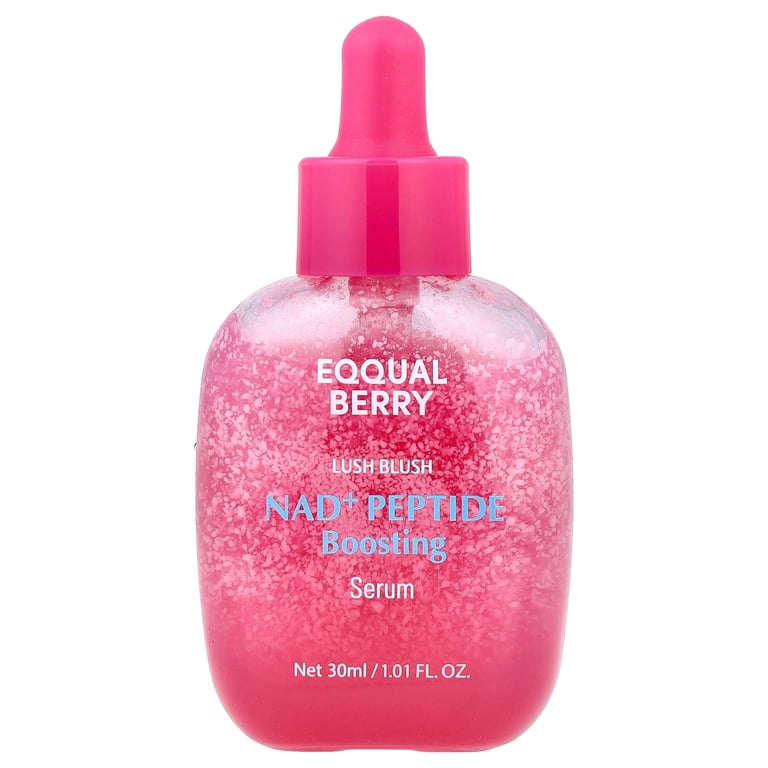 EQQUALBERRY Lush Blush NAD+ Peptide Boosting Serum, 1.01 oz photo 1