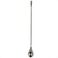 thumbnail image 1 of Cocktail Spoon-1Pc Stainless Steel Cocktail Spoon Beverage Coffee Mixing Layering Tool with Long Handle(Black), 1 of 7