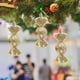 thumbnail image 5 of 3 adornos navideños decorativos colgantes para árbol de Navidad. Oro, 5 of 9