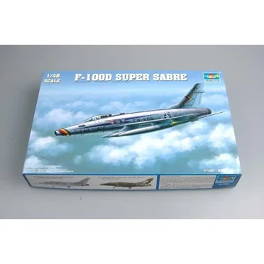 Trumpeter 1/48 02839 F-100D Super Sabre Assemble Plastic Model Kit