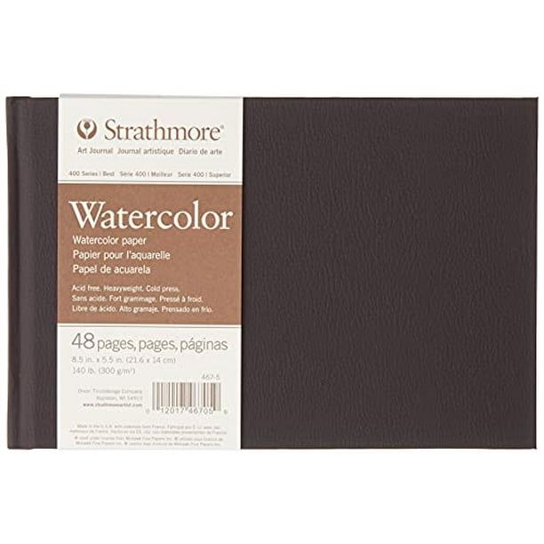 Strathmore Watercolor HardBound Art Book, 400 Series, 8.5" x 5.5"