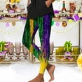 thumbnail image 2 of Yoga Pants Women Trendy Print Soft Slim Stretchy Yoga Casual Womens Sweatpants Purple 5Xl, 2 of 4