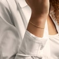 thumbnail image 3 of Pure Collection by Ross-Simons 1.9mm 14kt Yellow Gold Figaro-Link Bracelet, Women's, Adult, 3 of 5