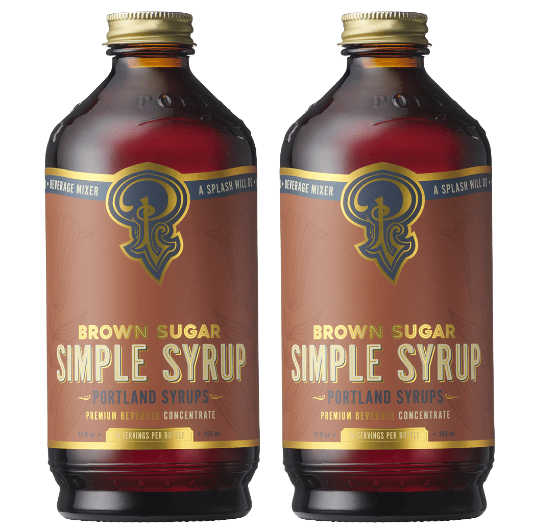 Brown Sugar Simple Syrup twopack