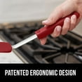 thumbnail image 4 of GORILLA GRIP Patented Silicone Spatula, Nonstick Heat Resistant BPA-Free Non Scratch, 11.6 in, Red, 4 of 9