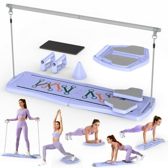 Pilates Board, 2024 Foldable Pilates Reformer Set for Home, 5 in 1
