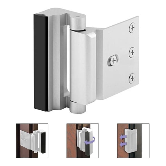 Home Security Door Lock Childproof and Metal Door Reinforcement Lock Prevent Unauthorized Entry for Home Safety