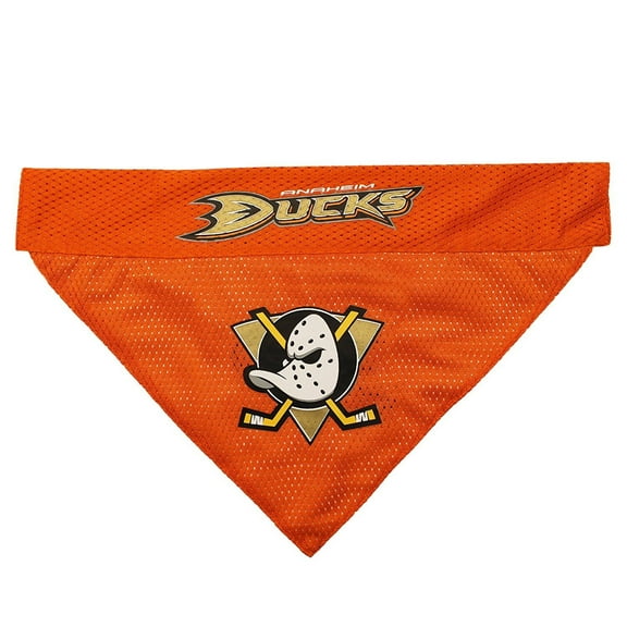 Pets First NHL Anaheim Ducks Bandana! NEW Reversible Pet Bandana - 2 sided Premium Bandanna