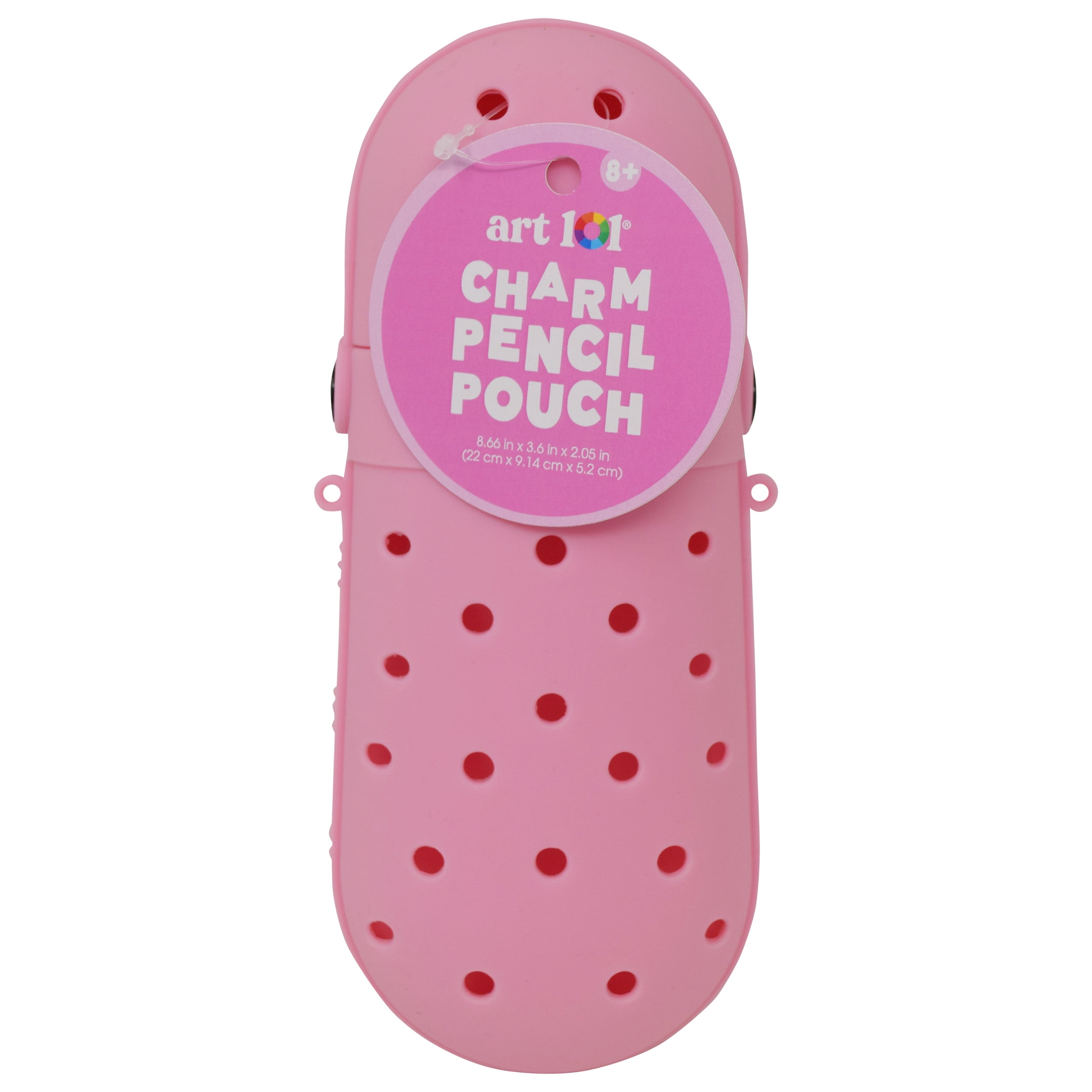 Art 101 Charm Pencil Case in Pink-Back to School, For Students