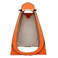 thumbnail image 1 of Tienda de campaña automática emergente, tienda de campaña portátil para ducha, espacioso vestuario para acampar, senderismo, playa, color naranja, 1 of 14