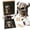 A, variant on Complete DIY Crochet Kit for Beginners, Halloween Fantasy Hood Hat Craft Set with Yarn, Hook, Instructions and Gift Box(style:E)