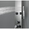 thumbnail image 2 of Rectangle Wall Mount CUPC Approved Stainless Steel Shower Panel In Chrome Color AI-11042, 2 of 8