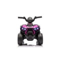 thumbnail image 3 of iRerts 6V Powered Ride on ATV, Toddlers Ride on Toys Kids ATV with LED Light, Kids 4 Wheeler Electric Cars for Kids Boys Girls Ages 3-5 Gifts, Black+Rose, 3 of 6